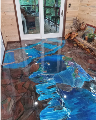 Resin Flooring!🟥